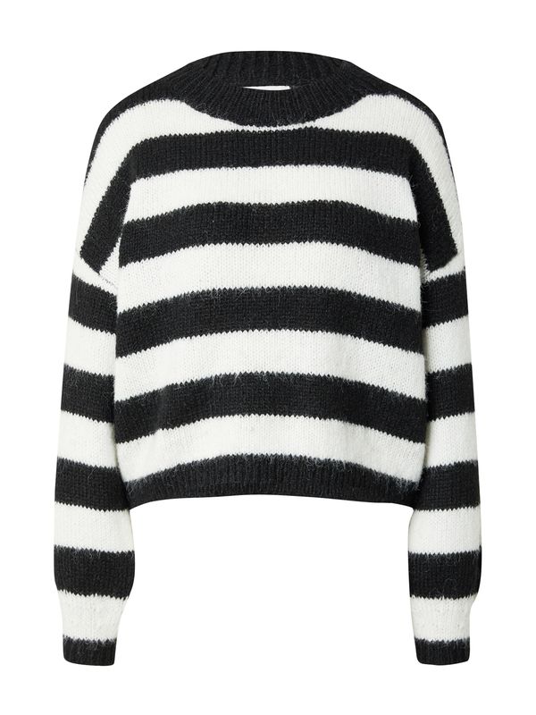 ONLY ONLY Pulover 'BUBBLE'  crna / bijela