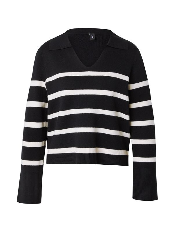 ONLY ONLY Pulover  crna / bijela