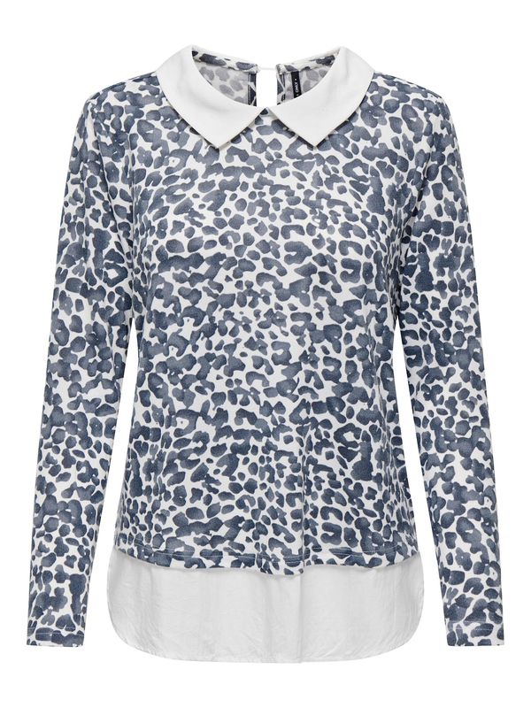 ONLY ONLY Pulover 'ELCOS'  golublje plava / siva / bijela