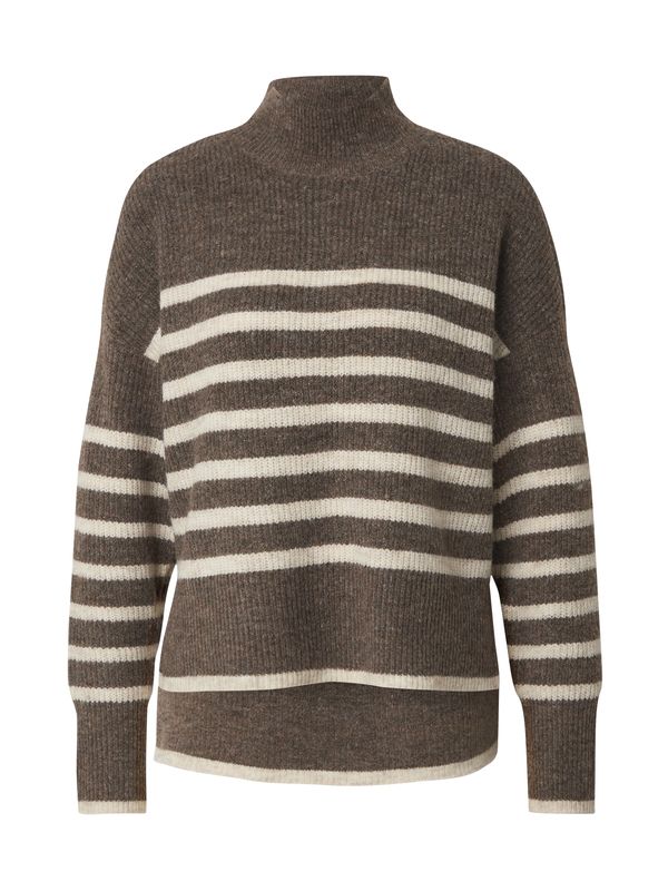 ONLY ONLY Pulover 'FRIDI'  smeđa / siva