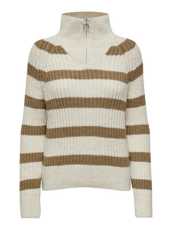 ONLY ONLY Pulover 'Leise Freya'  kaki / bijela