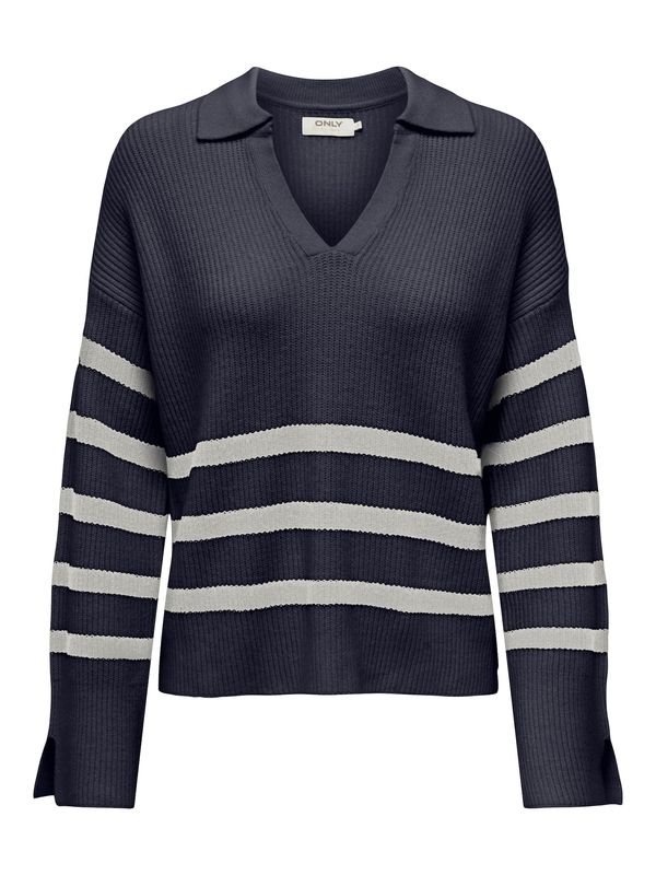 ONLY ONLY Pulover 'MONNA'  noćno plava / bijela