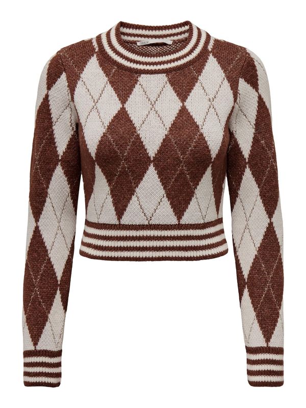 ONLY ONLY Pulover 'MUSE'  bež / smeđa