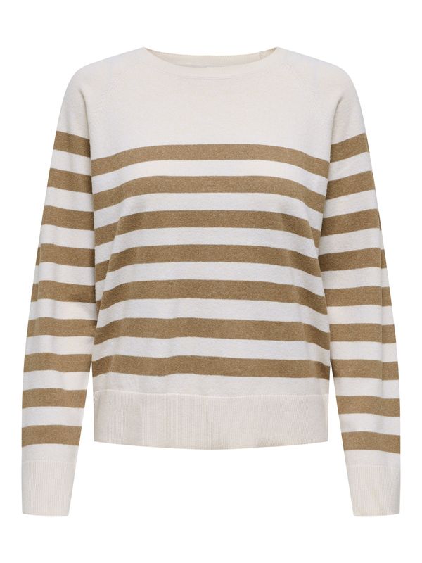 ONLY ONLY Pulover 'ONLAMA'  tamno bež / bež siva