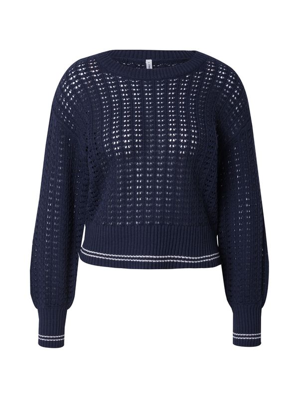 ONLY ONLY Pulover 'ONLASA'  noćno plava / bijela