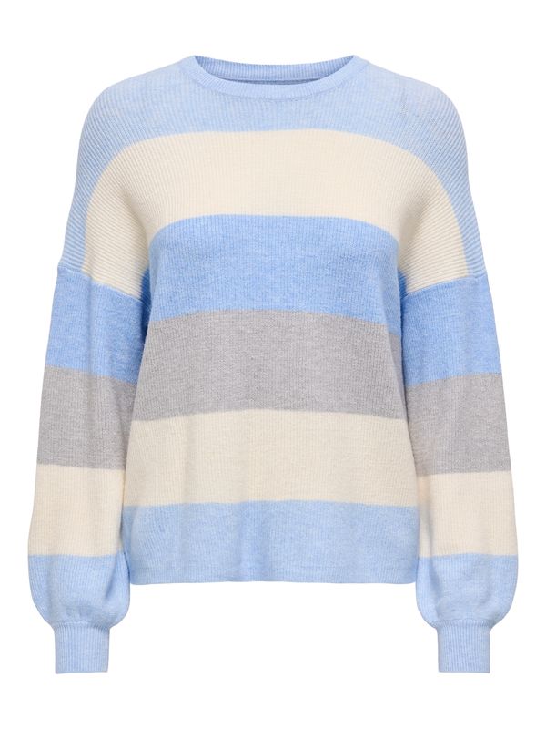 ONLY ONLY Pulover 'ONLAtia'  bež / svijetloplava / siva