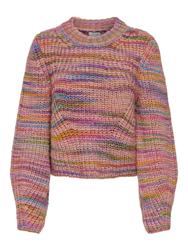 ONLY ONLY Pulover 'ONLCARMA'  svijetloplava / zelena / fuksija / prljavo roza