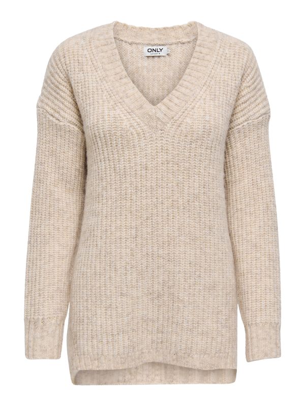 ONLY ONLY Pulover 'ONLIda'  bež melange