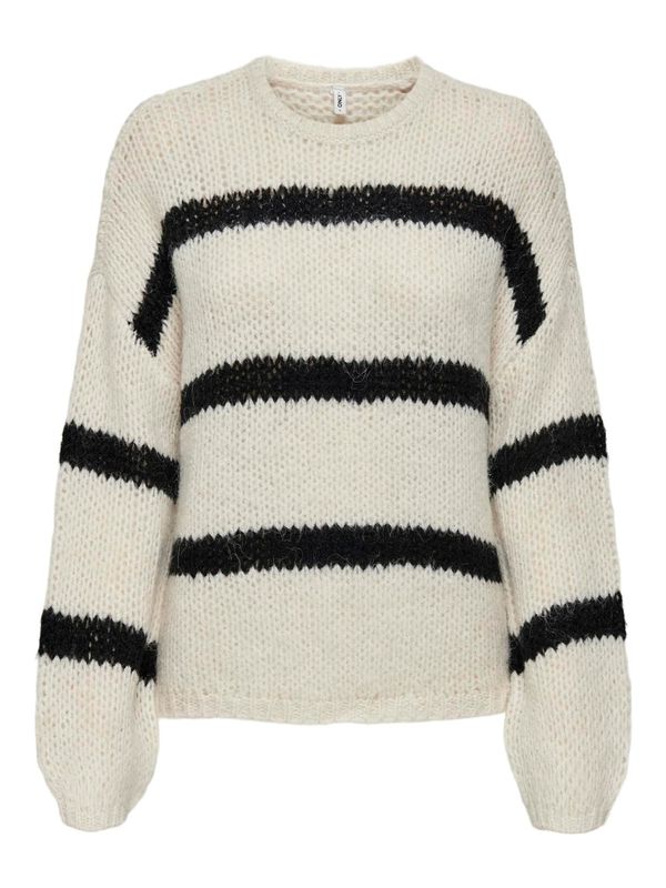 ONLY ONLY Pulover 'ONLJackie'  svijetlobež / crna