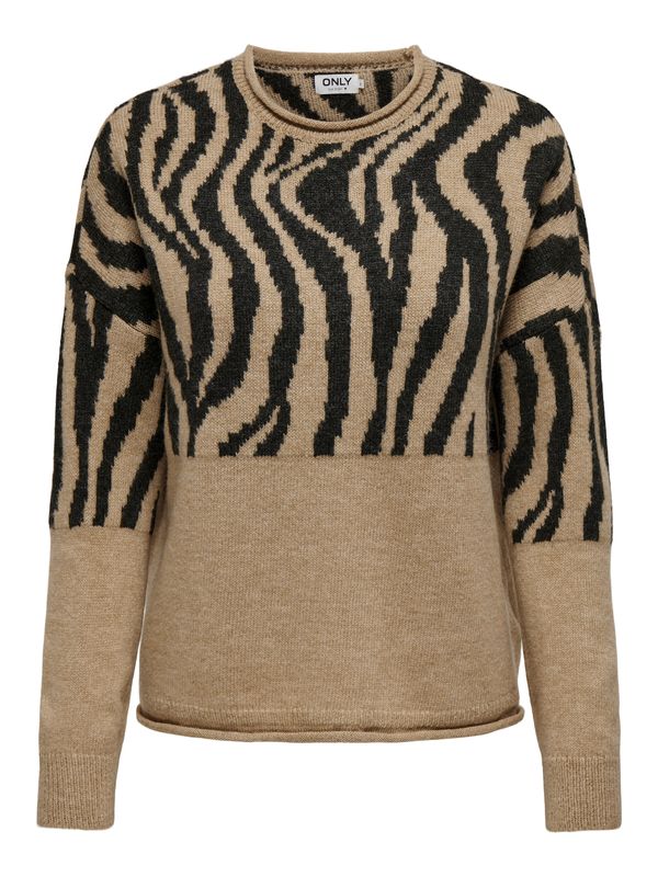 ONLY ONLY Pulover 'ONLJADE'  brokat / crna