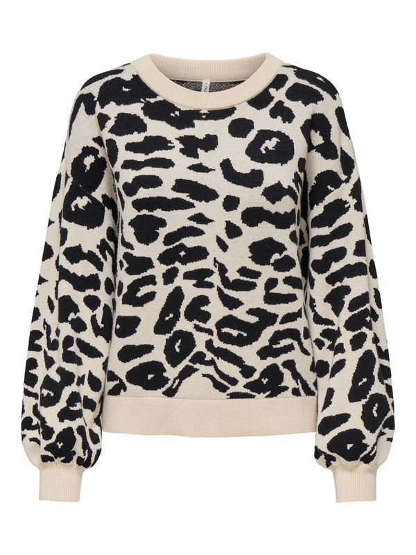 ONLY ONLY Pulover 'ONLLIMA'  bež / crna