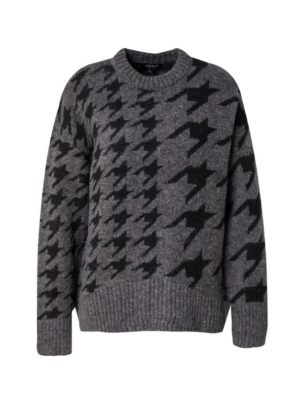 ONLY ONLY Pulover 'ONLPEPPY'  tamo siva / crna