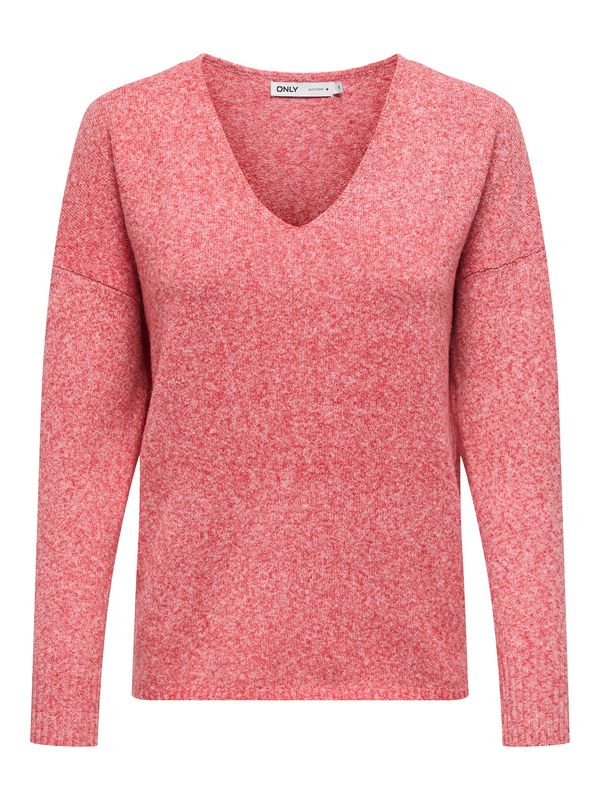 ONLY ONLY Pulover 'ONLRICA LIFE'  crvena melange