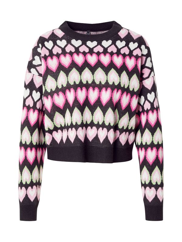 ONLY ONLY Pulover 'ONLSANNE'  svijetlozelena / roza / roza / crna