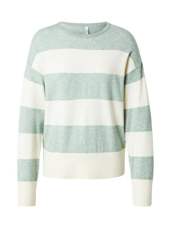 ONLY ONLY Pulover 'ONLSENTA'  pastelno zelena / bijela