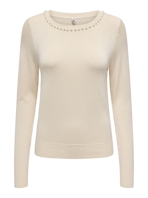 ONLY ONLY Pulover 'ONLVENICE'  bež / biserno bijela