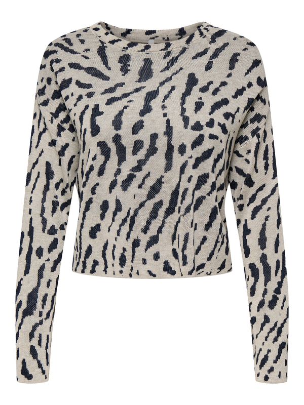 ONLY ONLY Pulover 'ONLVIENNA'  svijetlosiva / crna