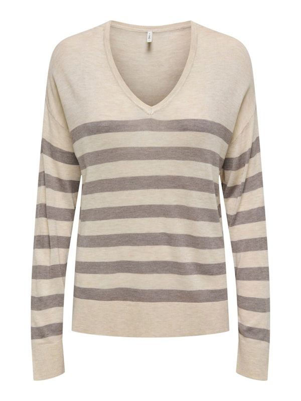 ONLY ONLY Pulover 'ONLVIENNA'  taupe siva / tamo siva