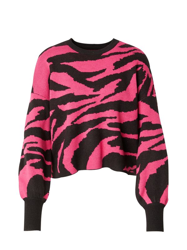 ONLY ONLY Pulover  roza / crna