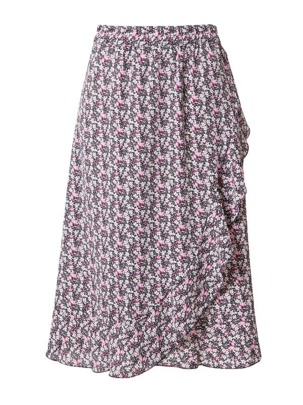 ONLY ONLY Suknja 'Carly'  ljubičasta / svijetloroza / crna / bijela