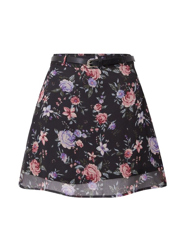 ONLY ONLY Suknja 'CATHARINA'  menta / kraljevski zelena / tamno ljubičasta / crna