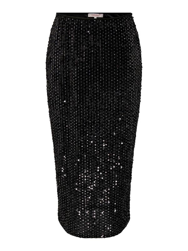 ONLY ONLY Suknja  crna / srebro