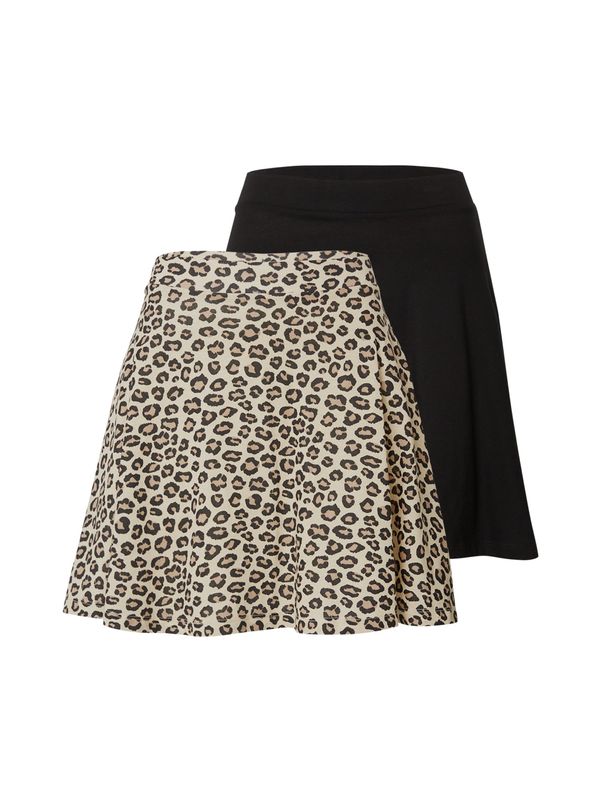 ONLY ONLY Suknja 'MAY'  bež / smeđa / crna