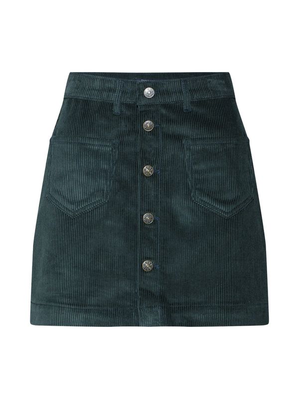 ONLY ONLY Suknja 'onlAMAZING HW CORDUROY SKIRT PNT'  tamno zelena