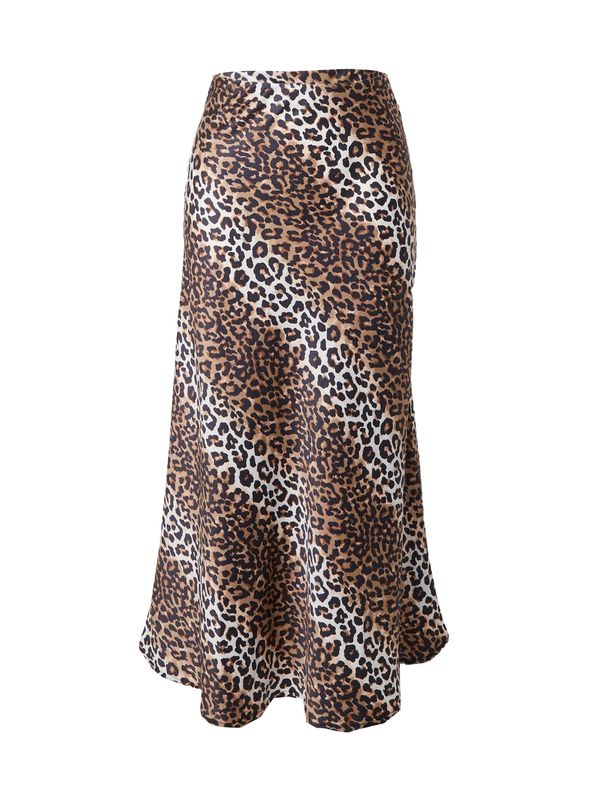 ONLY ONLY Suknja 'ONLJANE'  boja devine dlake (camel) / konjak / crna / bijela