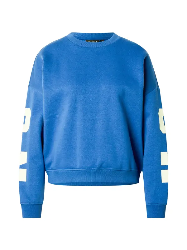 ONLY ONLY Sweater majica  kraljevsko plava / bijela