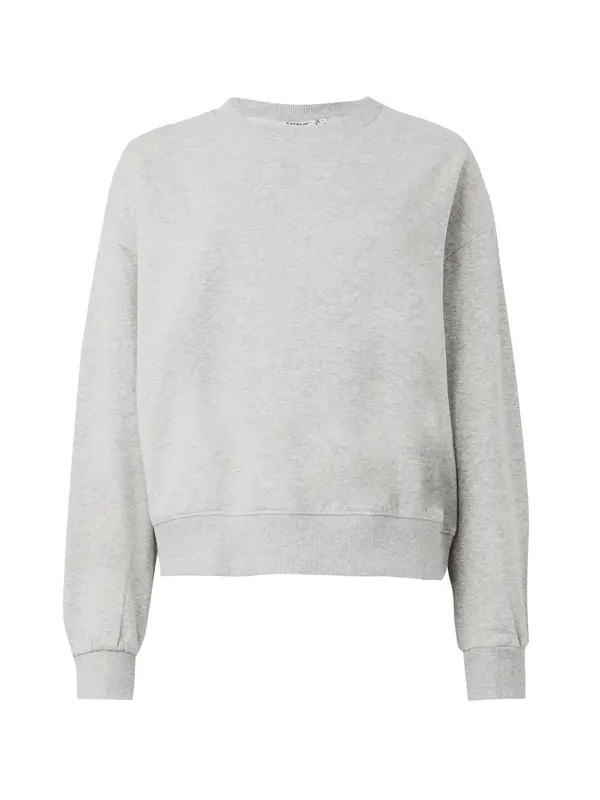 ONLY ONLY Sweater majica 'ONLFIE'  siva melange