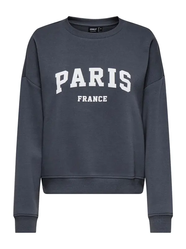 ONLY ONLY Sweater majica  tamno plava / bijela