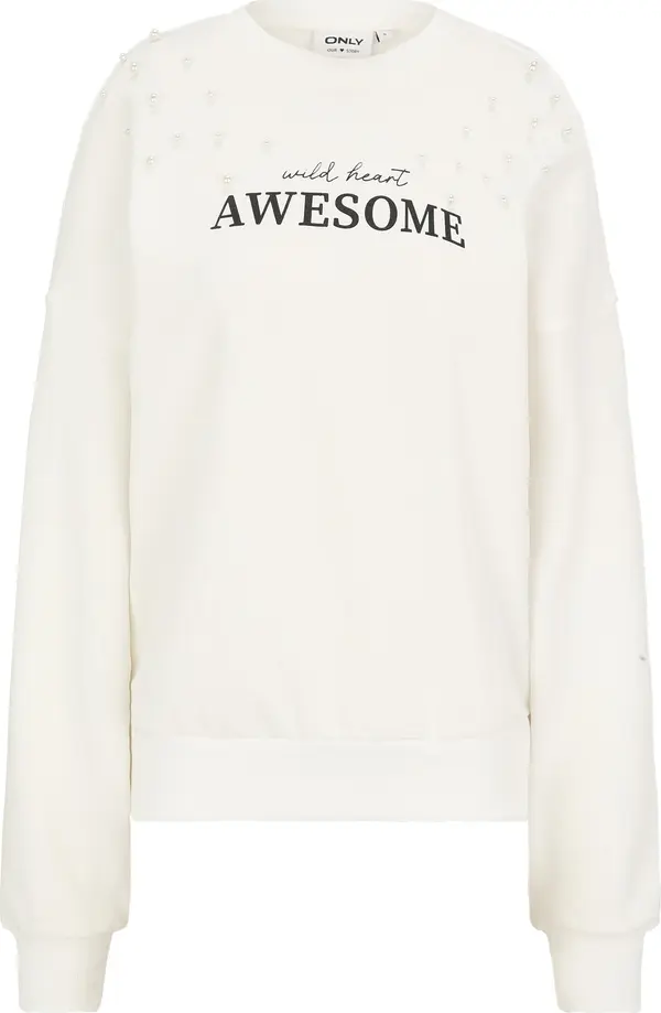 Only Tall Only Tall Sweater majica 'ONLJENNA'  crna / bijela