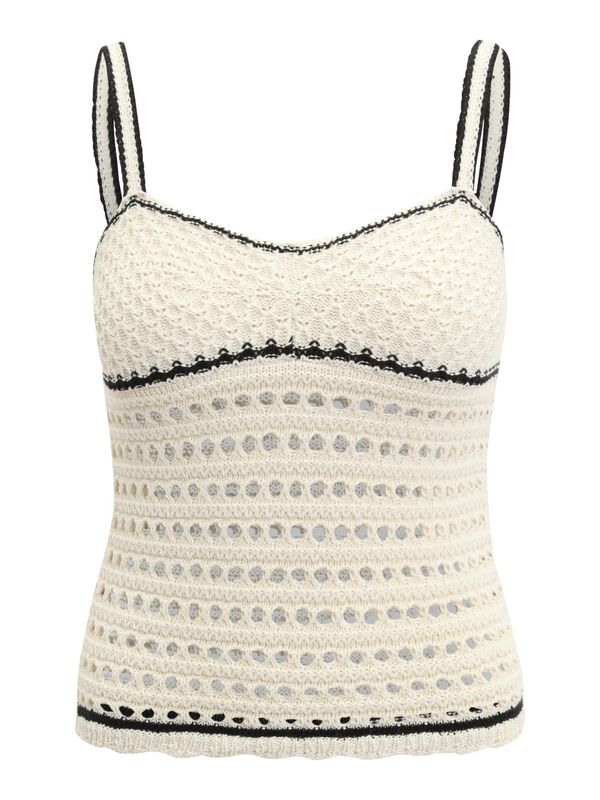 Only Tall Only Tall Top s naramenicama 'MINNIE'  boja slonovače / crna