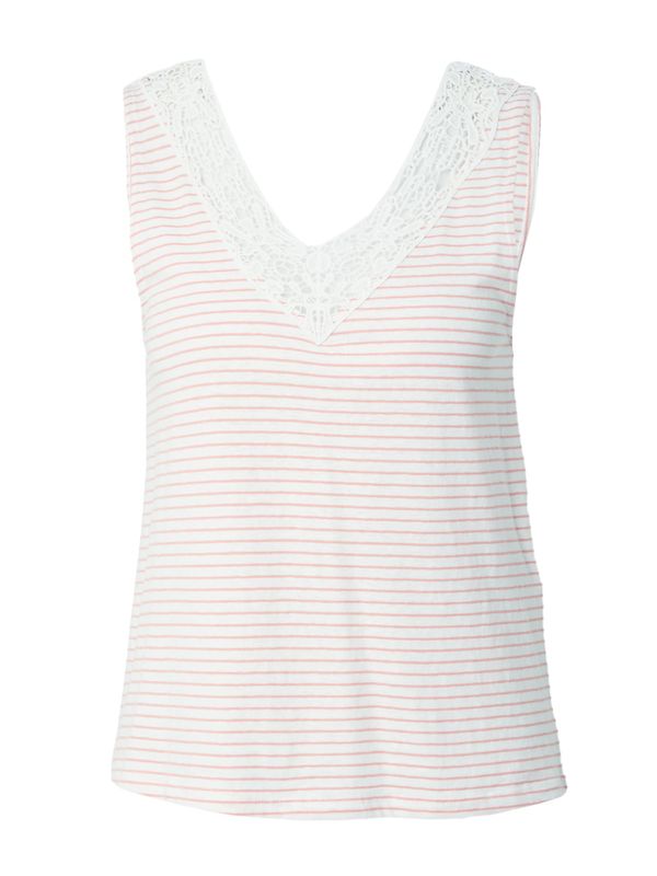 ONLY ONLY Top 'BENITA'  koraljna / vuneno bijela