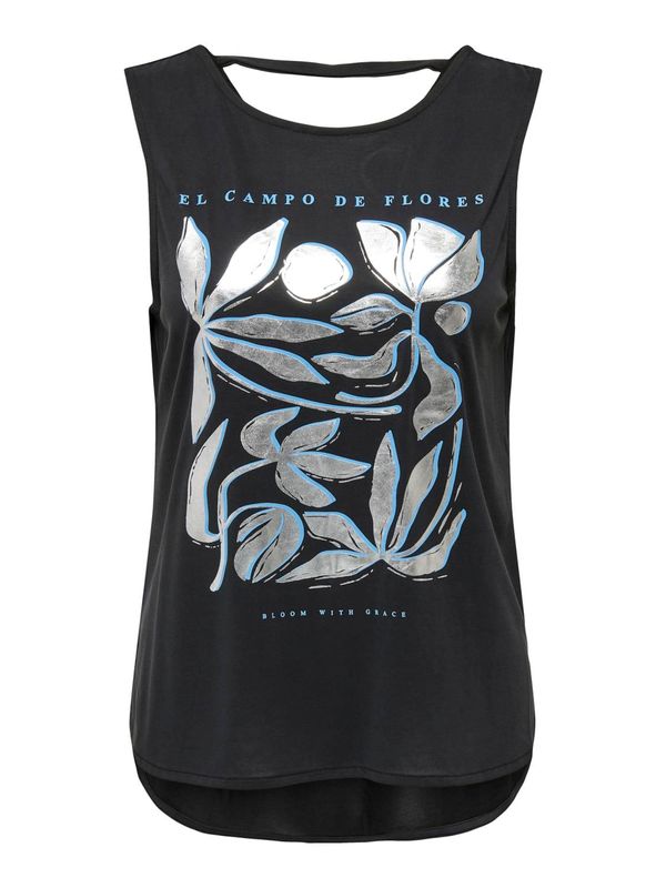 ONLY ONLY Top 'FREE'  svijetloplava / crna / srebro