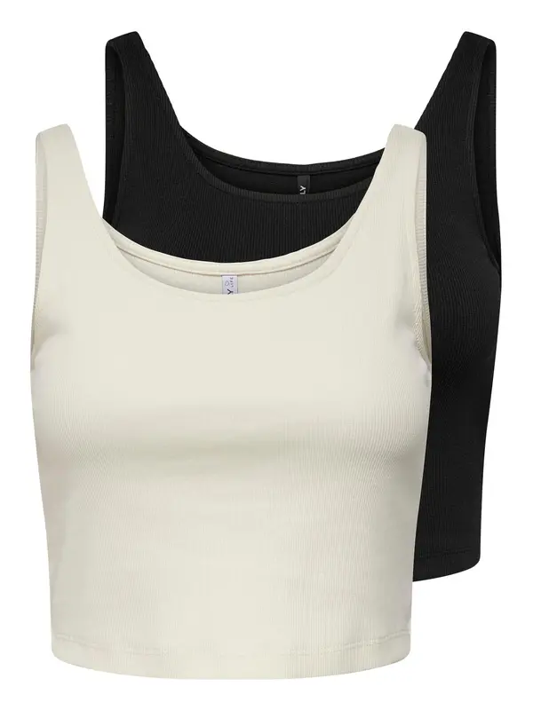 ONLY ONLY Top 'Nessa'  crna / bijela