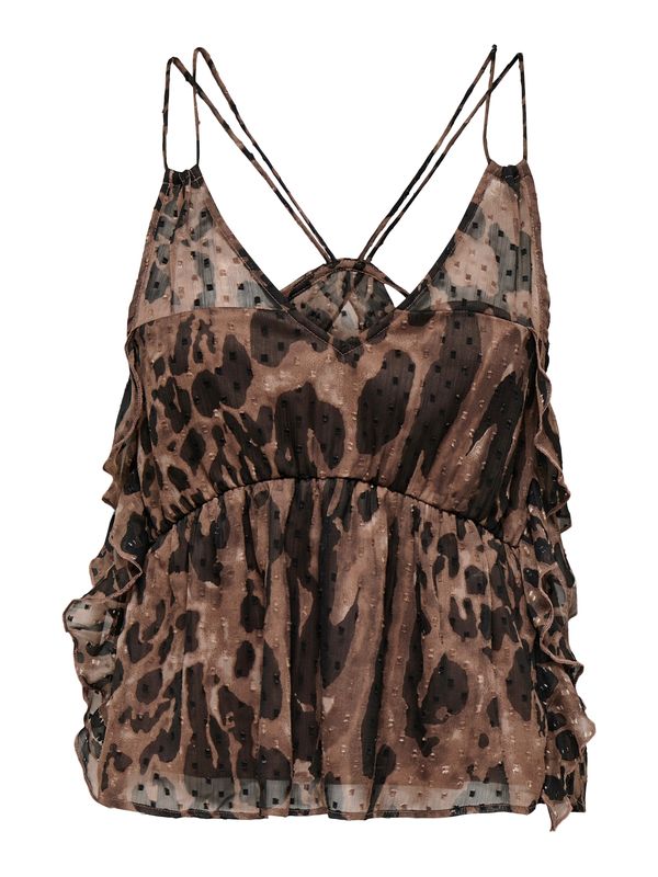 ONLY ONLY Top 'ONLAIDA ELISA'  smeđa / crna