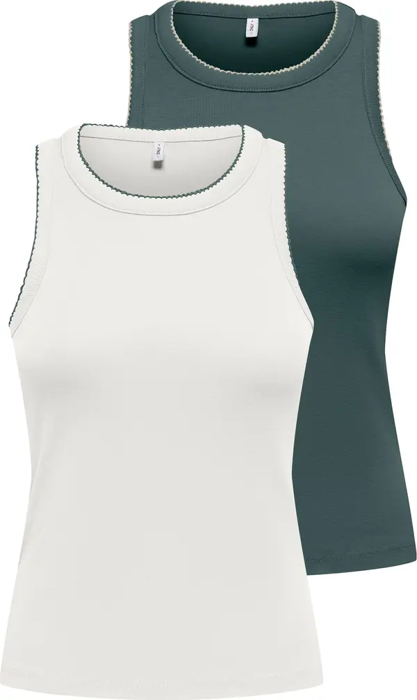 ONLY ONLY Top 'ONLALLY'  kraljevski zelena / bijela