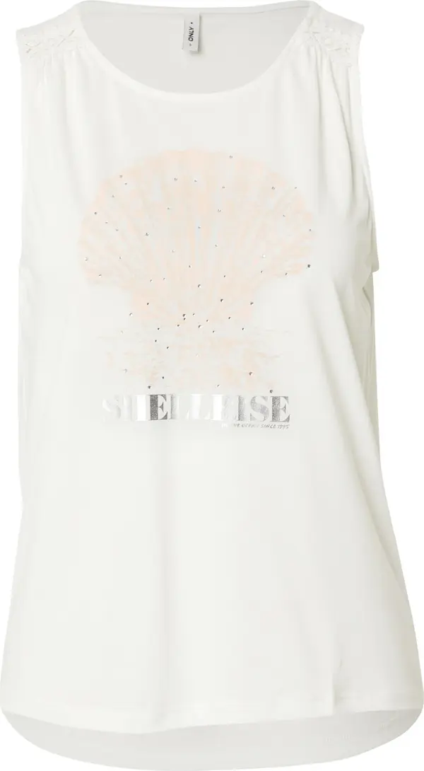 ONLY ONLY Top 'ONLFREE'  roza / srebro / bijela