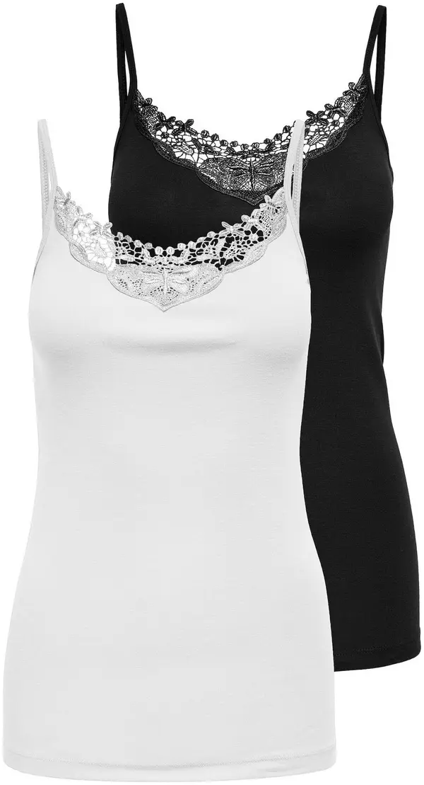 ONLY ONLY Top 'ONLKira'  crna / bijela