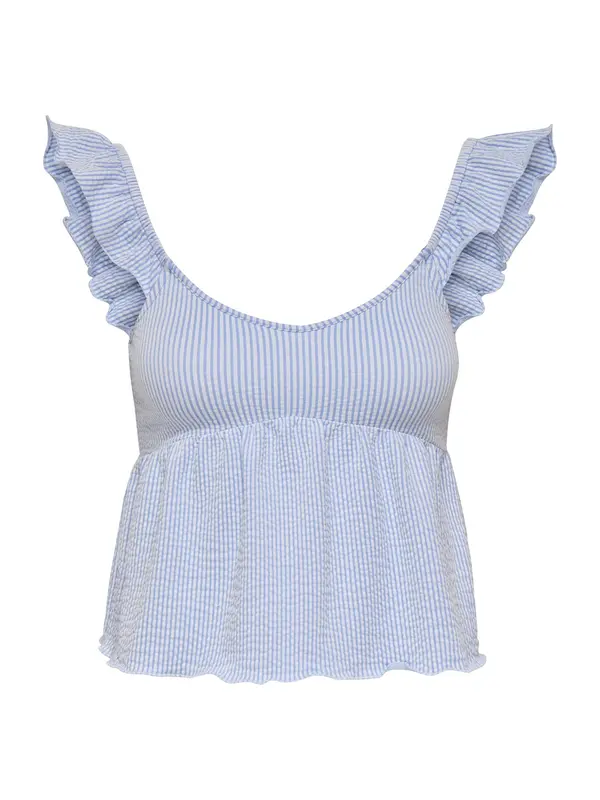 ONLY ONLY Top 'ONLMISTY'  svijetloplava / bijela