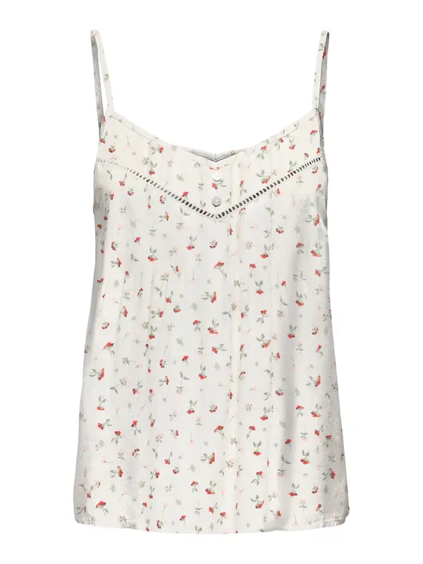 ONLY ONLY Top 'ONLNALA'  menta / tamno crvena / bijela