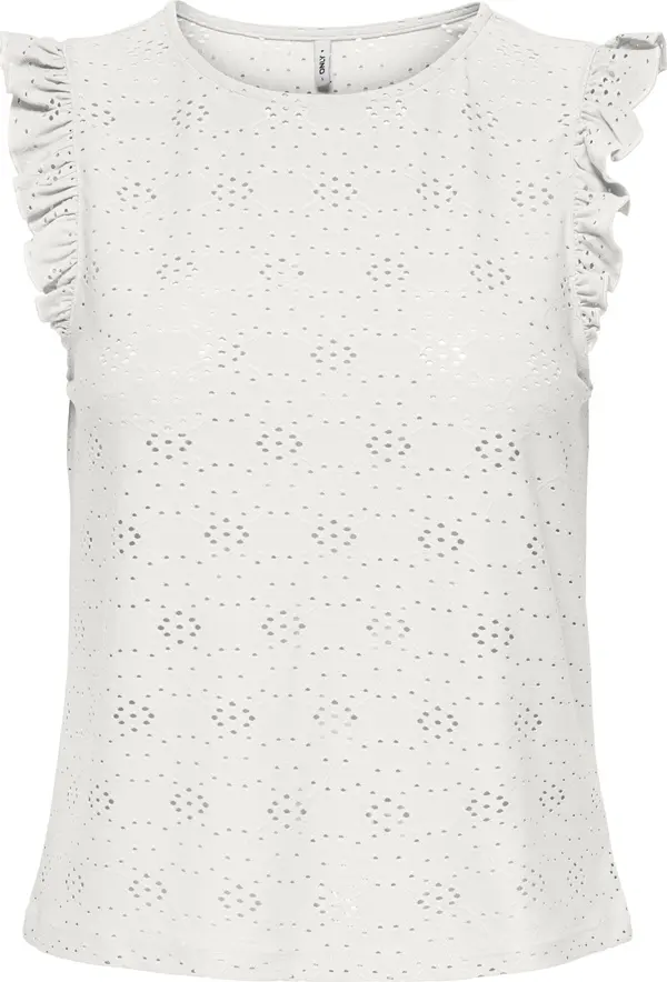 ONLY ONLY Top 'ONLSMILLA'  prljavo bijela
