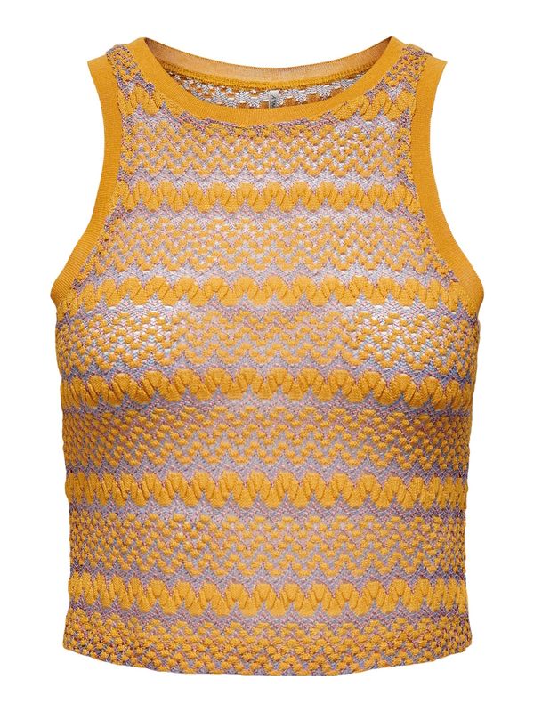 ONLY ONLY Top s naramenicama 'LONI'  žuta / zlatna / ljubičasta