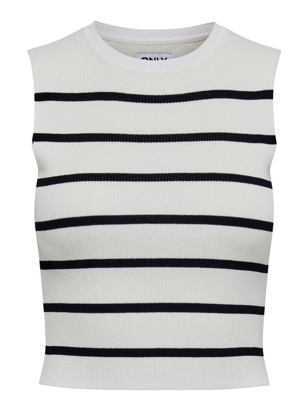 ONLY ONLY Top s naramenicama 'Majli'  crna / bijela