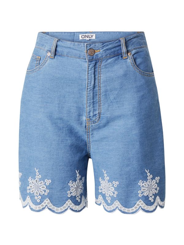 ONLY ONLY Traperice 'OLIVIA'  plavi traper / bijela