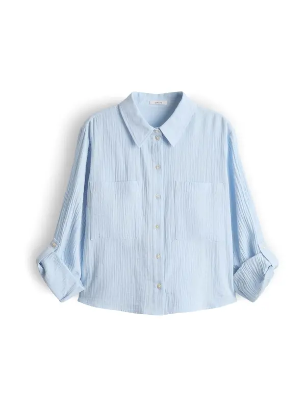 OPUS OPUS Bluza 'Fralea'  pastelno plava