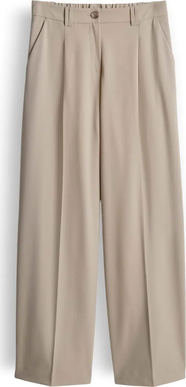 OPUS OPUS Hlače s naborima 'Maiga'  taupe siva