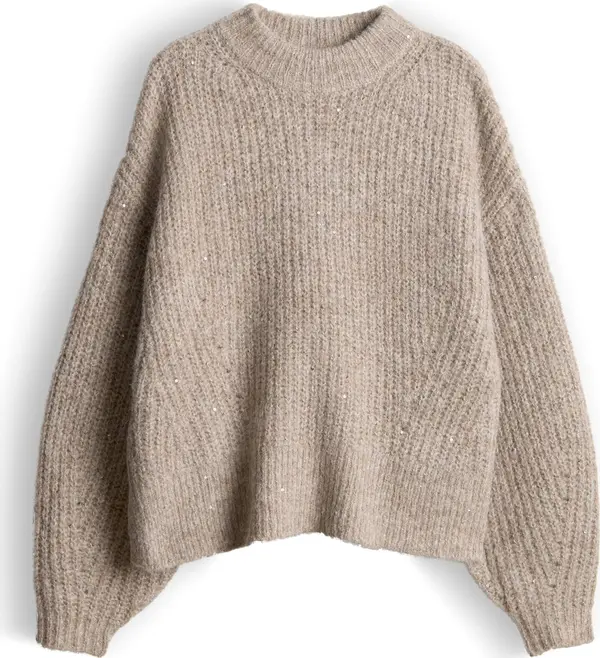 OPUS OPUS Pulover 'Paliet'  taupe siva